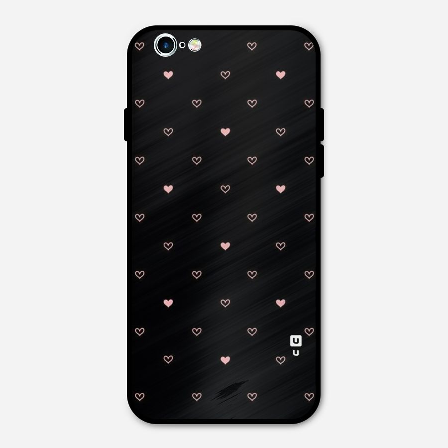 Tiny Little Pink Pattern Metal Back Case for iPhone 6 6s