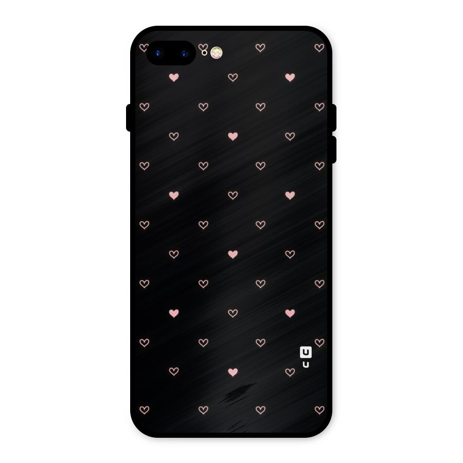 Tiny Little Pink Pattern Metal Back Case for iPhone 7 Plus
