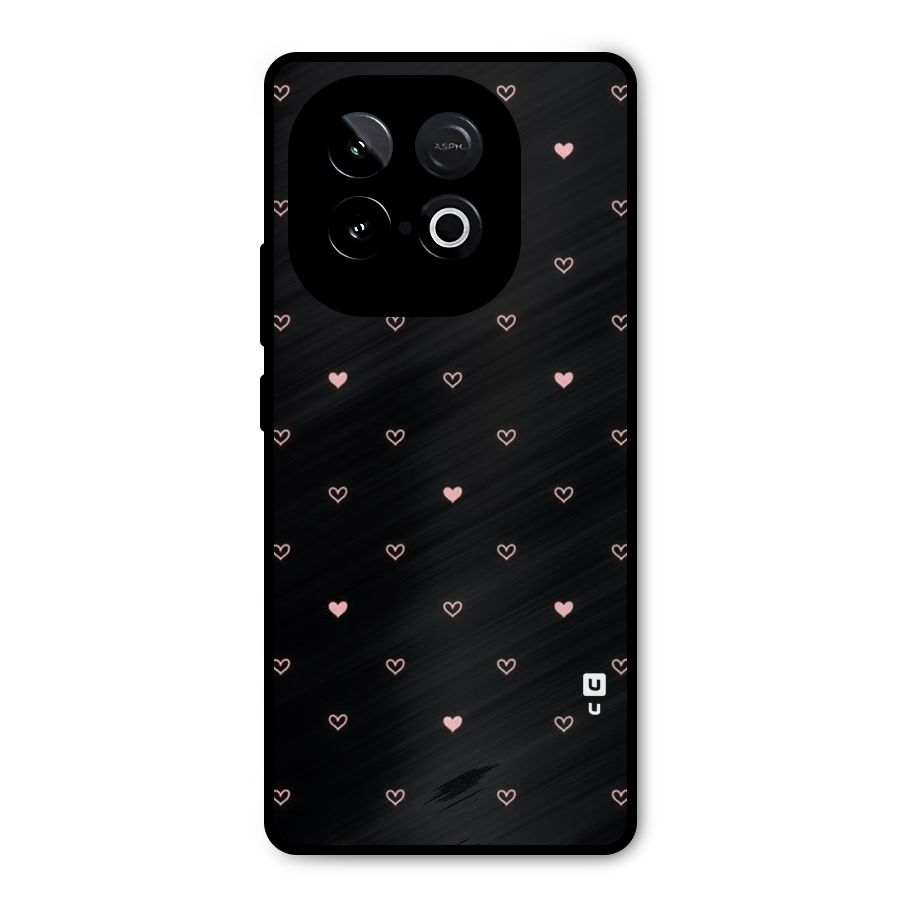 Tiny Little Pink Pattern Metal Back Case for iQOO Neo 10