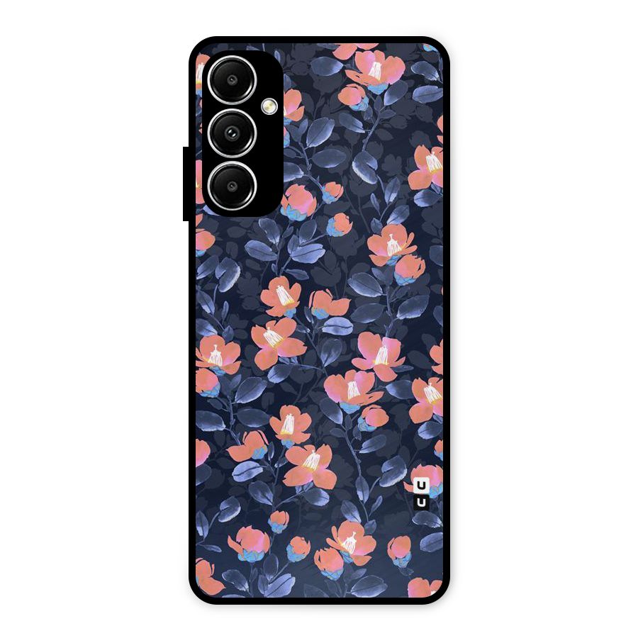 Tiny Peach Flowers Metal Back Case for Galaxy A05s