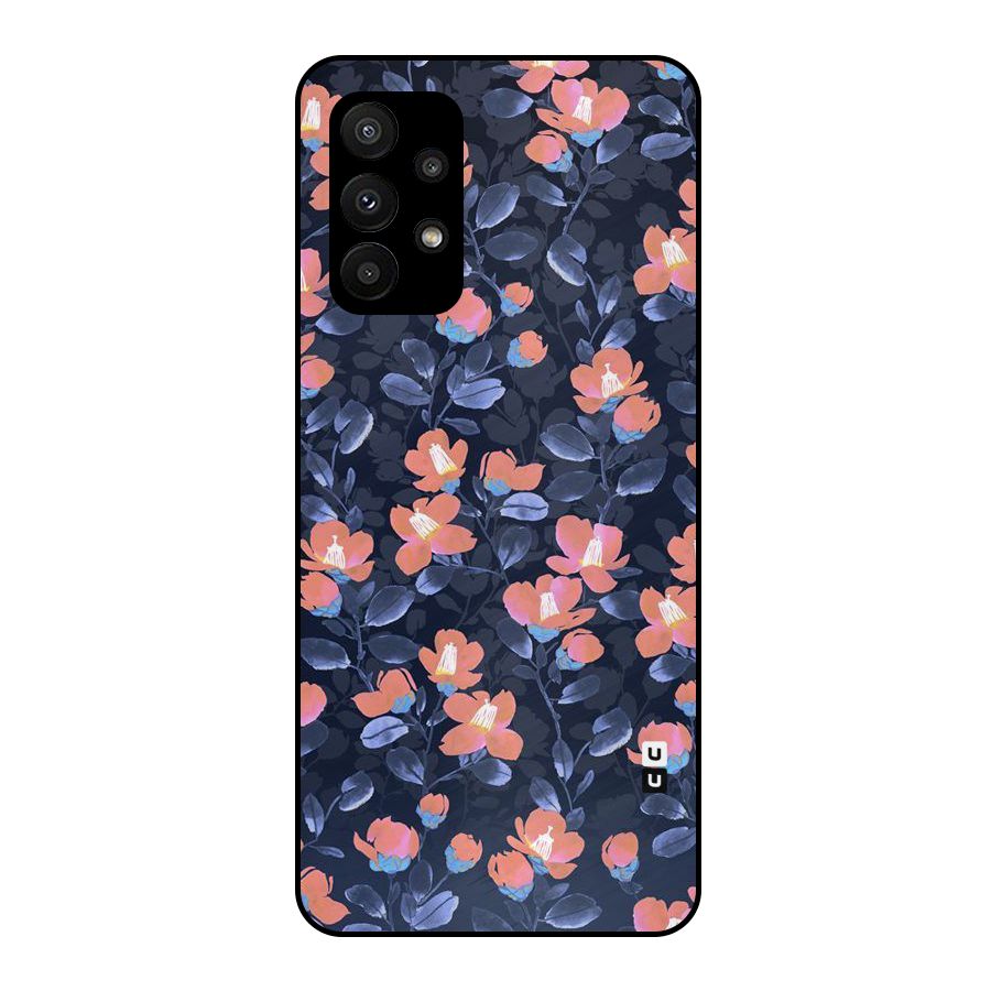Tiny Peach Flowers Metal Back Case for Galaxy A23