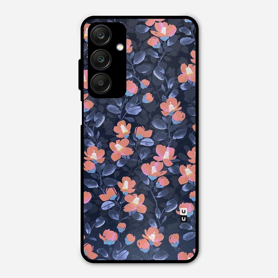 Tiny Peach Flowers Metal Back Case for Galaxy A25 5G
