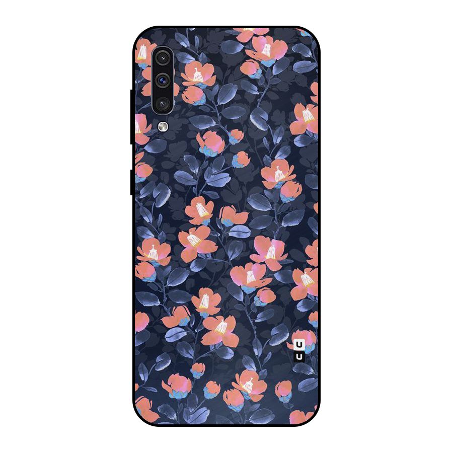 Tiny Peach Flowers Metal Back Case for Galaxy A30s