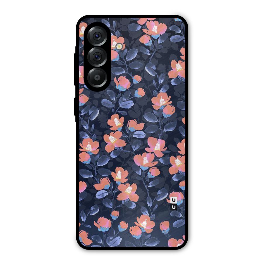 Tiny Peach Flowers Metal Back Case for Galaxy A36