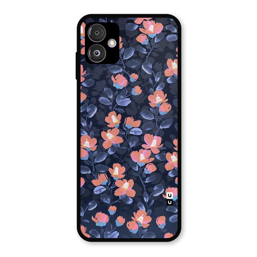 Tiny Peach Flowers Metal Back Case for Galaxy F14