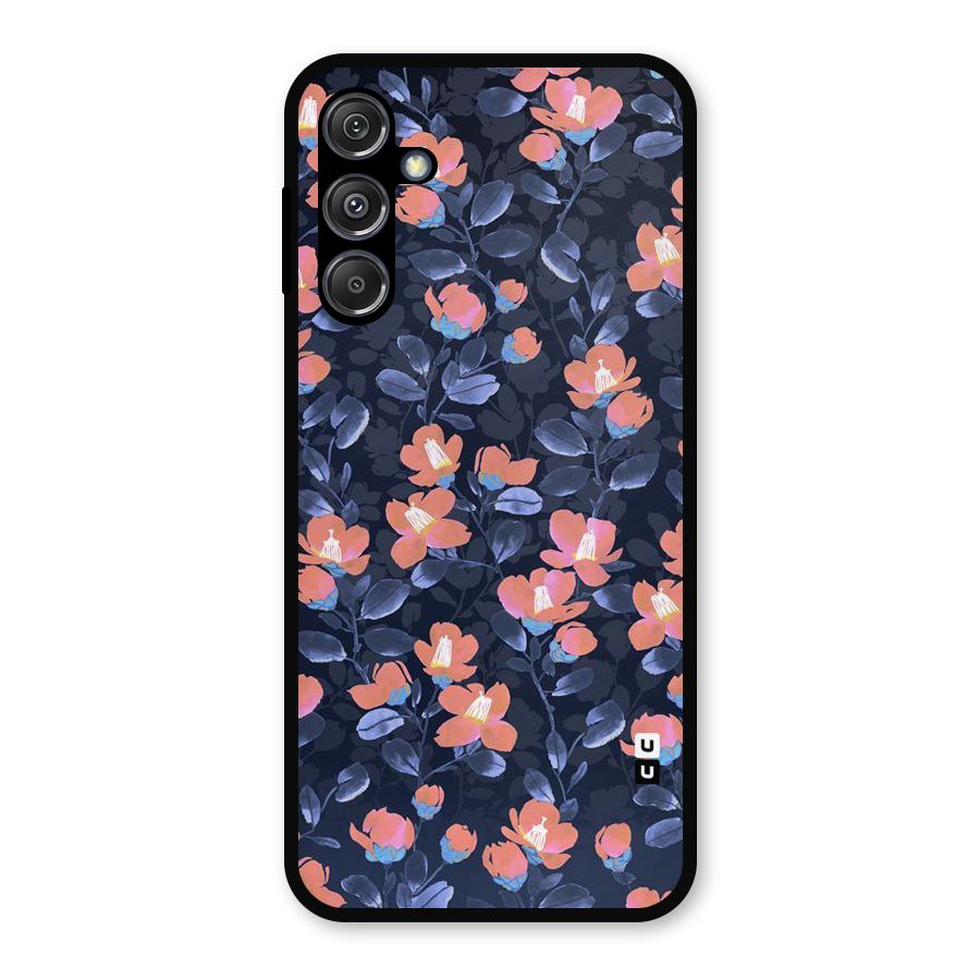 Tiny Peach Flowers Metal Back Case for Galaxy M34 5G