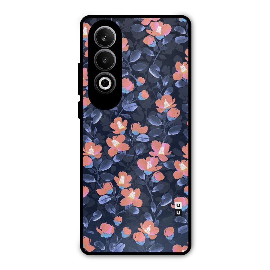 Tiny Peach Flowers Metal Back Case for OnePlus Nord CE4