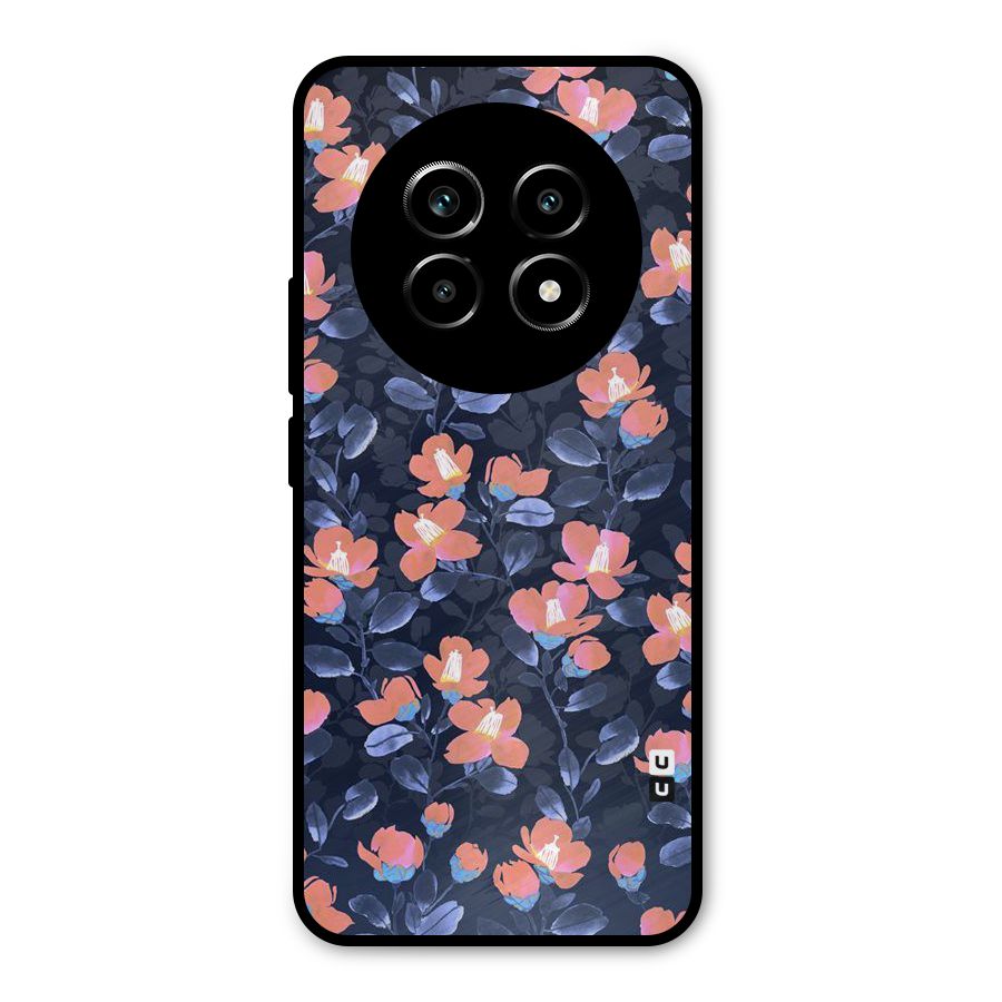 Tiny Peach Flowers Metal Back Case for Realme 13 Pro