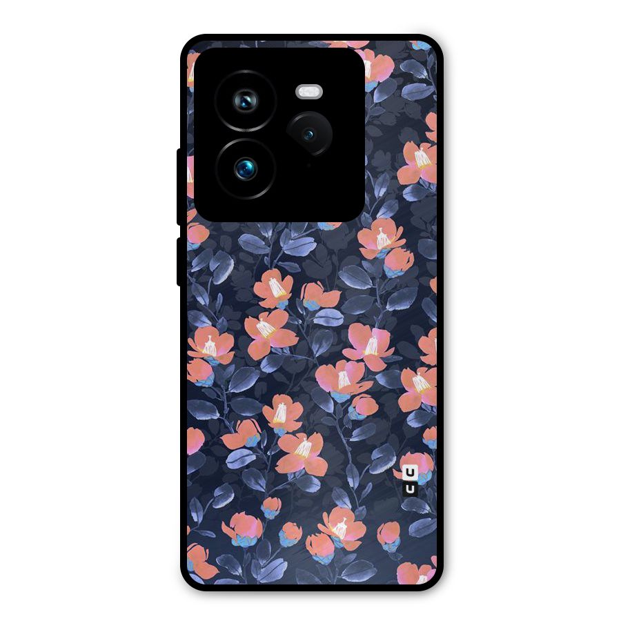 Tiny Peach Flowers Metal Back Case for Realme GT 7 Pro