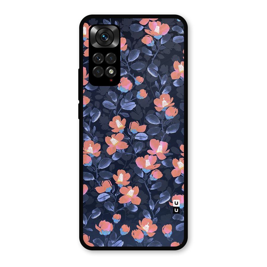 Tiny Peach Flowers Metal Back Case for Redmi Note 11s
