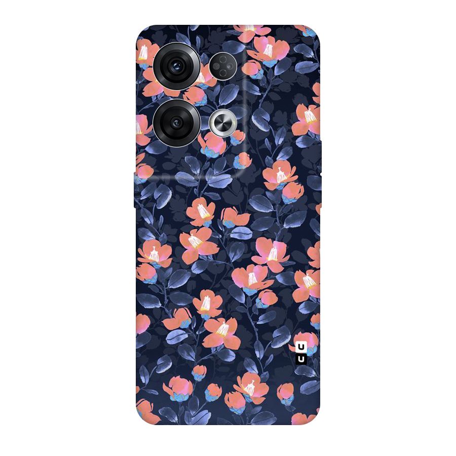 Tiny Peach Flowers Original Polycarbonate Back Case for Oppo Reno8 Pro 5G