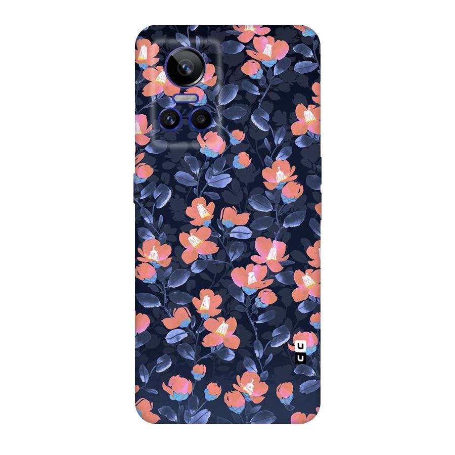 Tiny Peach Flowers Original Polycarbonate Back Case for Realme GT Neo 3