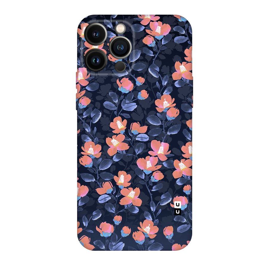 Tiny Peach Flowers Original Polycarbonate Back Case for iPhone 13 Pro Max