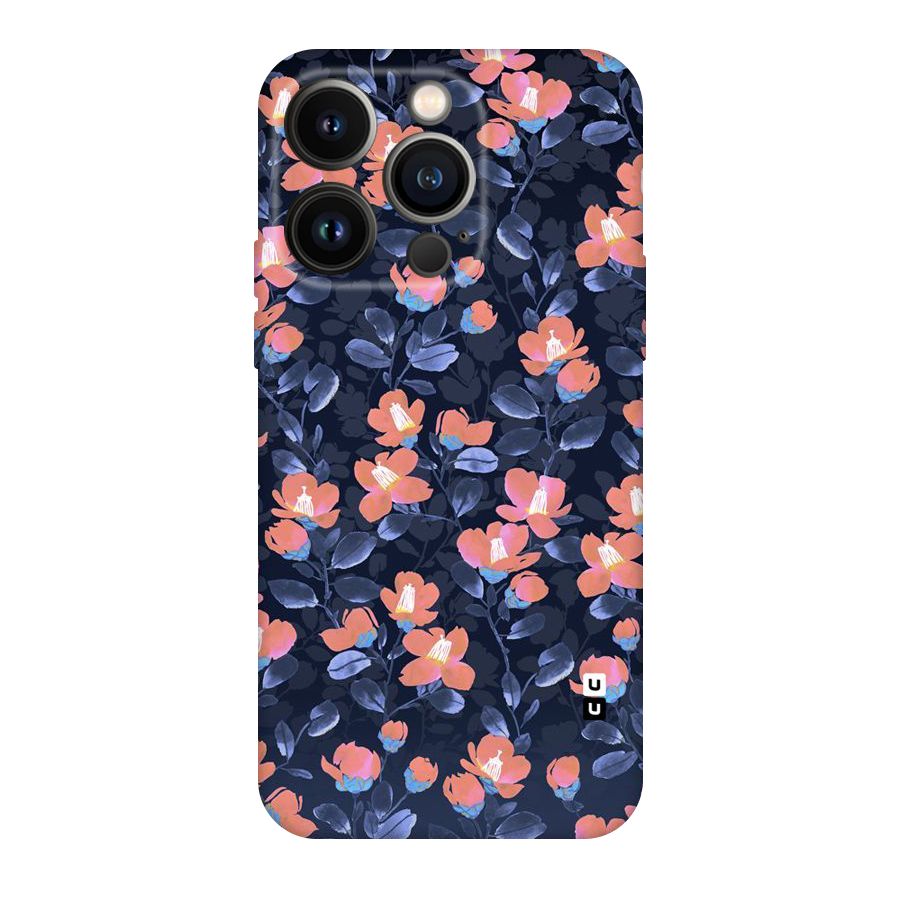 Tiny Peach Flowers Original Polycarbonate Back Case for iPhone 14 Pro