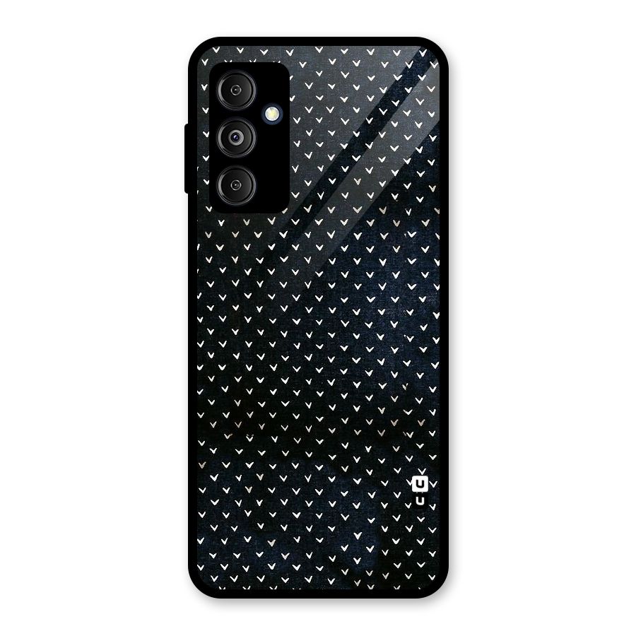 Tiny White Hearts Glass Back Case for Galaxy M14 5G