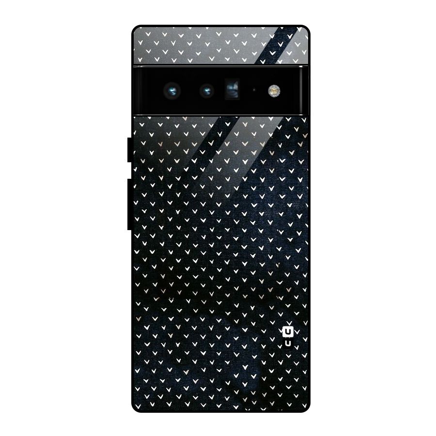 Tiny White Hearts Glass Back Case for Google Pixel 6 Pro