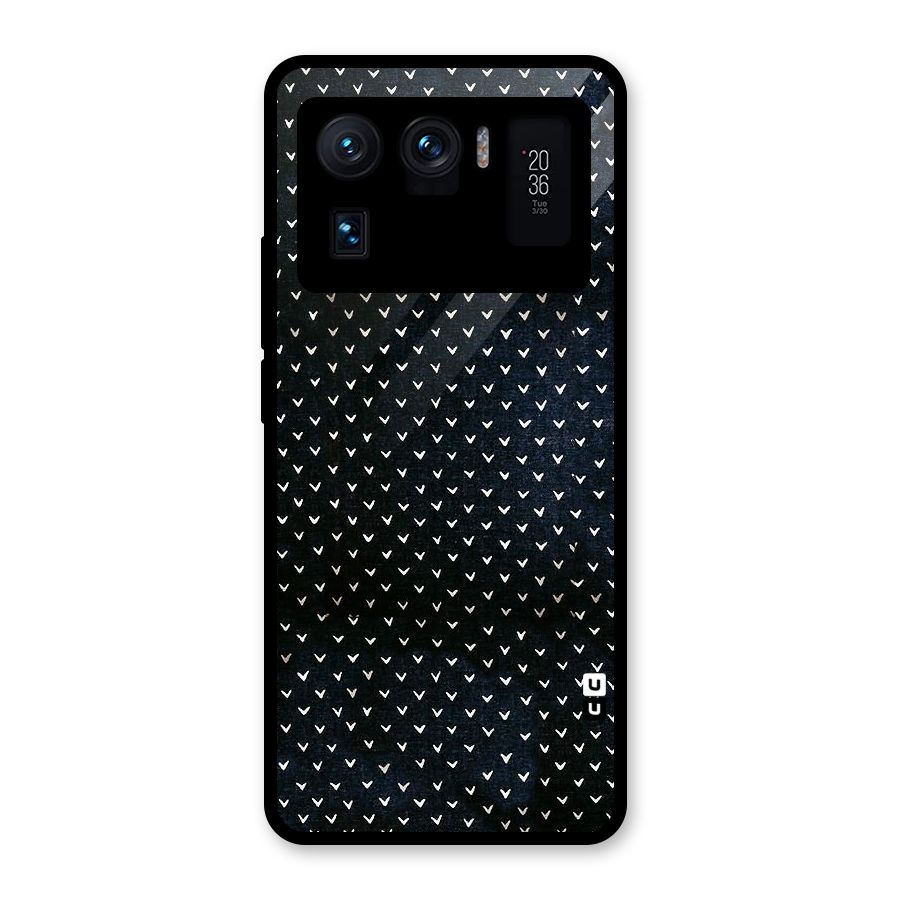 Tiny White Hearts Glass Back Case for Mi 11 Ultra