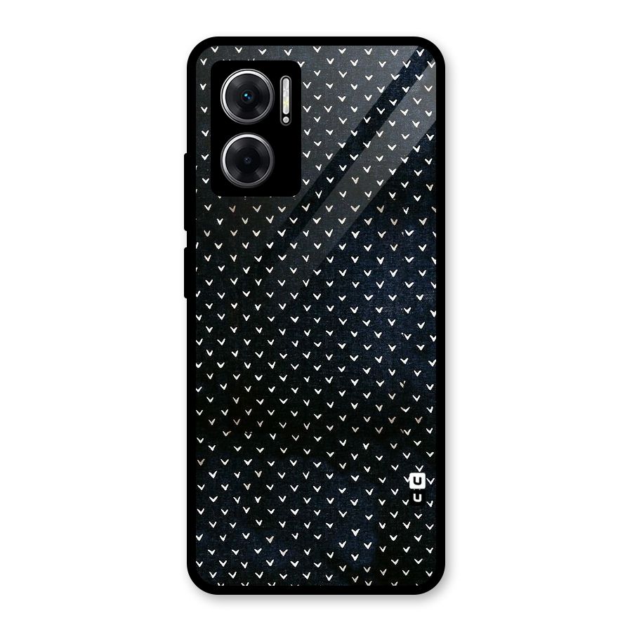 Tiny White Hearts Glass Back Case for Redmi 11 Prime 5G
