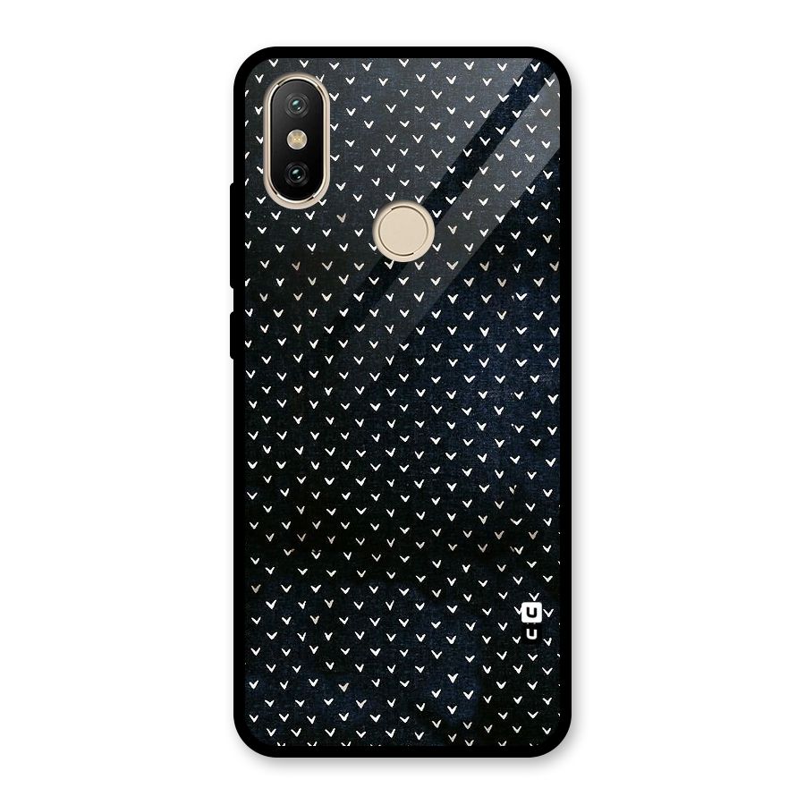 Tiny White Hearts Glass Back Case for Redmi A2