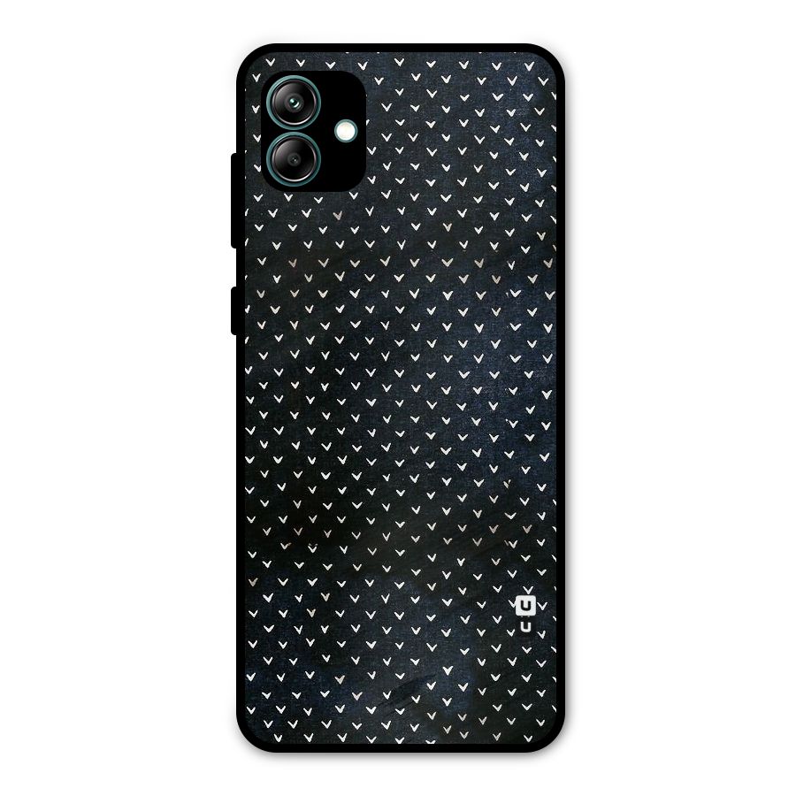 Tiny White Hearts Metal Back Case for Galaxy A04