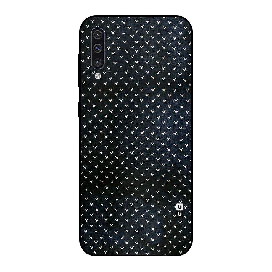Tiny White Hearts Metal Back Case for Galaxy A30s