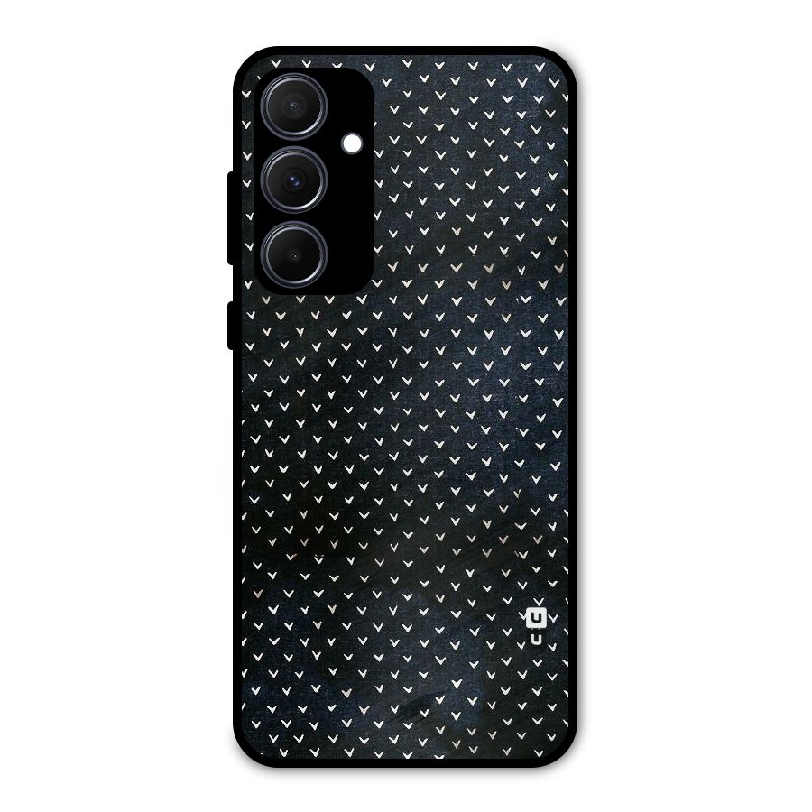 Tiny White Hearts Metal Back Case for Galaxy A35