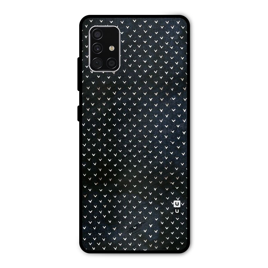 Tiny White Hearts Metal Back Case for Galaxy A51