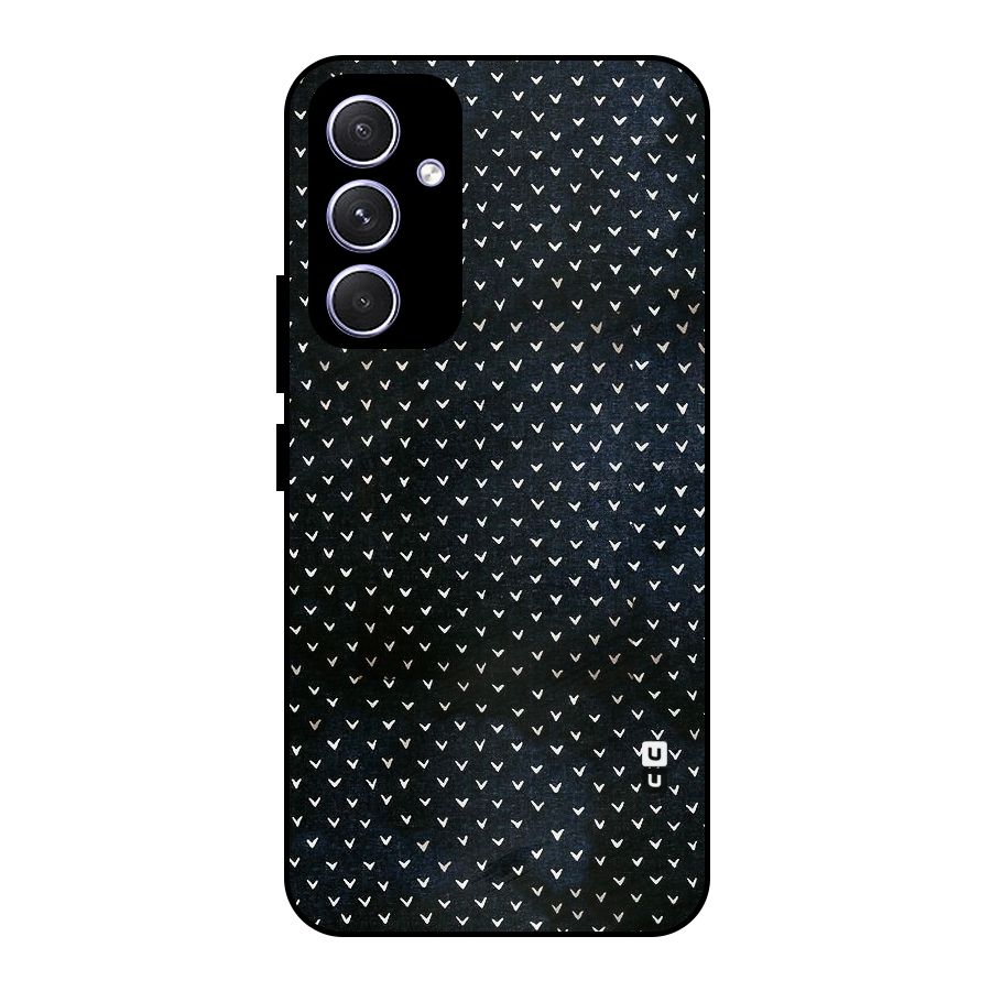 Tiny White Hearts Metal Back Case for Galaxy A54