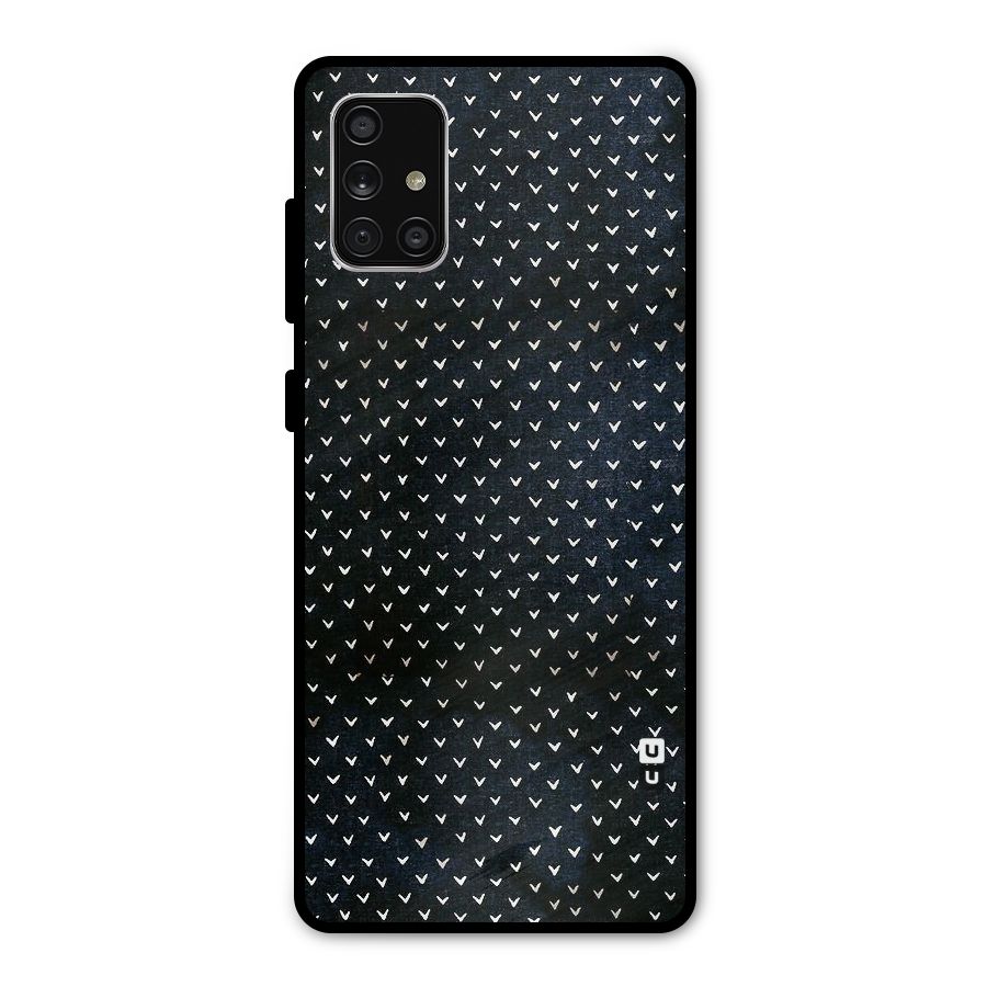 Tiny White Hearts Metal Back Case for Galaxy A71