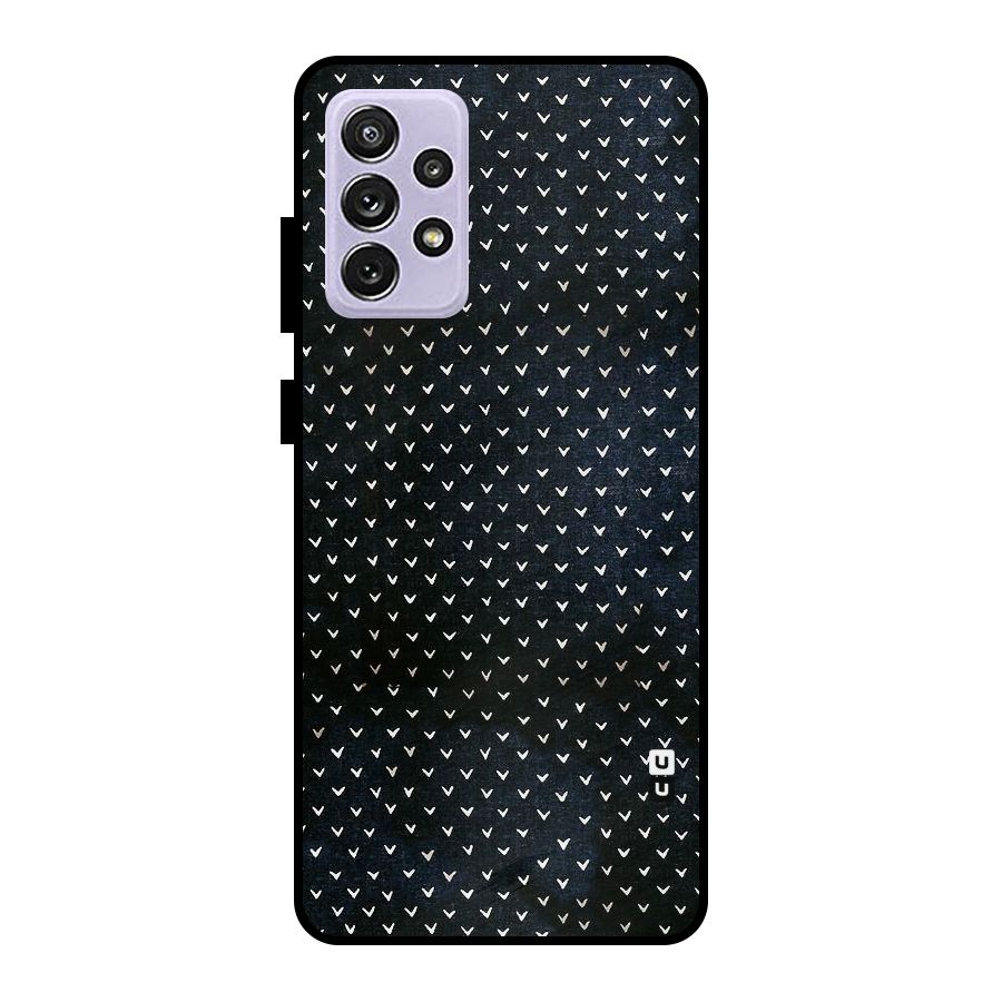 Tiny White Hearts Metal Back Case for Galaxy A72