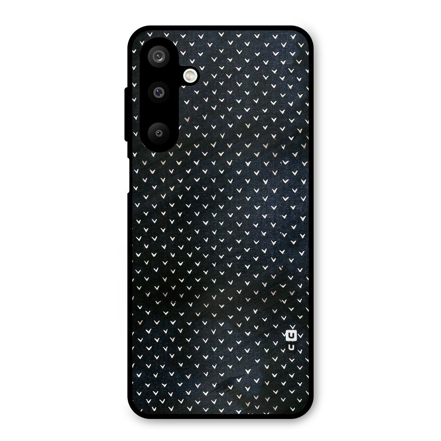 Tiny White Hearts Metal Back Case for Galaxy M16