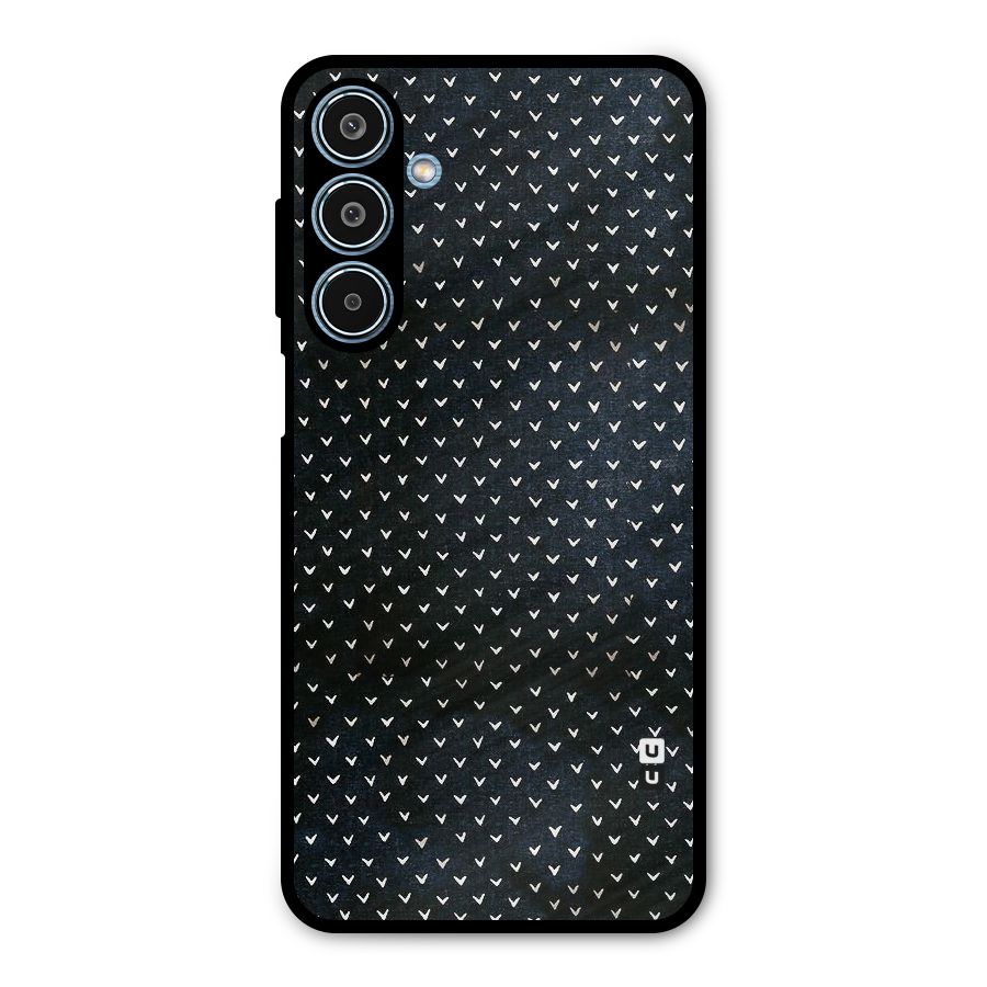 Tiny White Hearts Metal Back Case for Galaxy M35