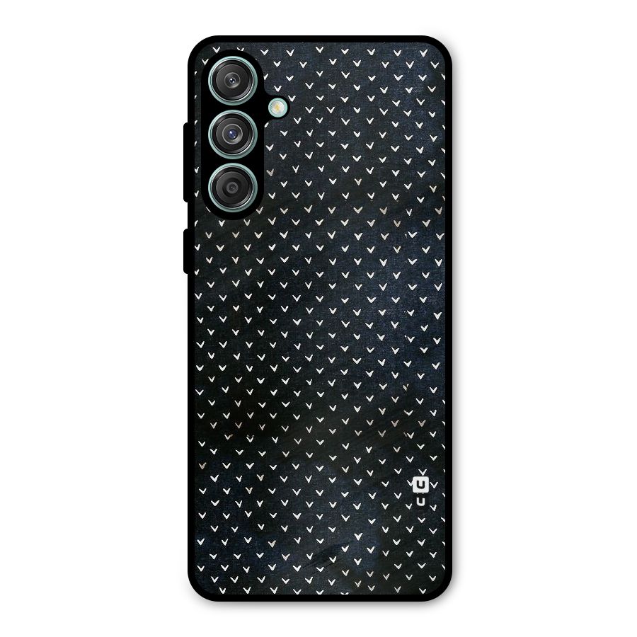 Tiny White Hearts Metal Back Case for Galaxy M55 5G