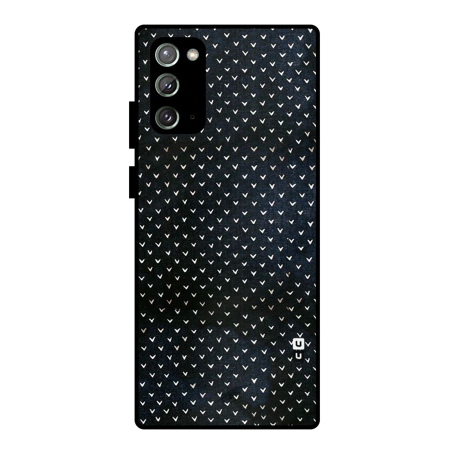 Tiny White Hearts Metal Back Case for Galaxy Note 20
