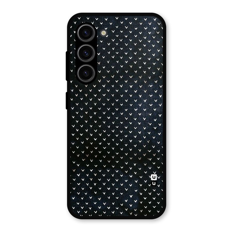 Tiny White Hearts Metal Back Case for Galaxy S23