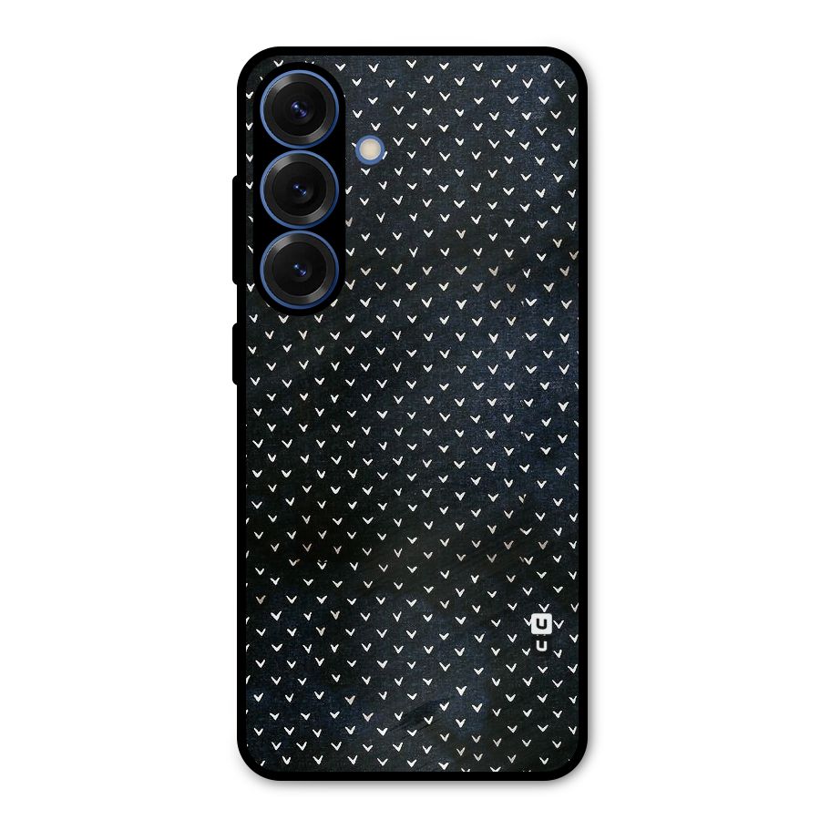 Tiny White Hearts Metal Back Case for Galaxy S25