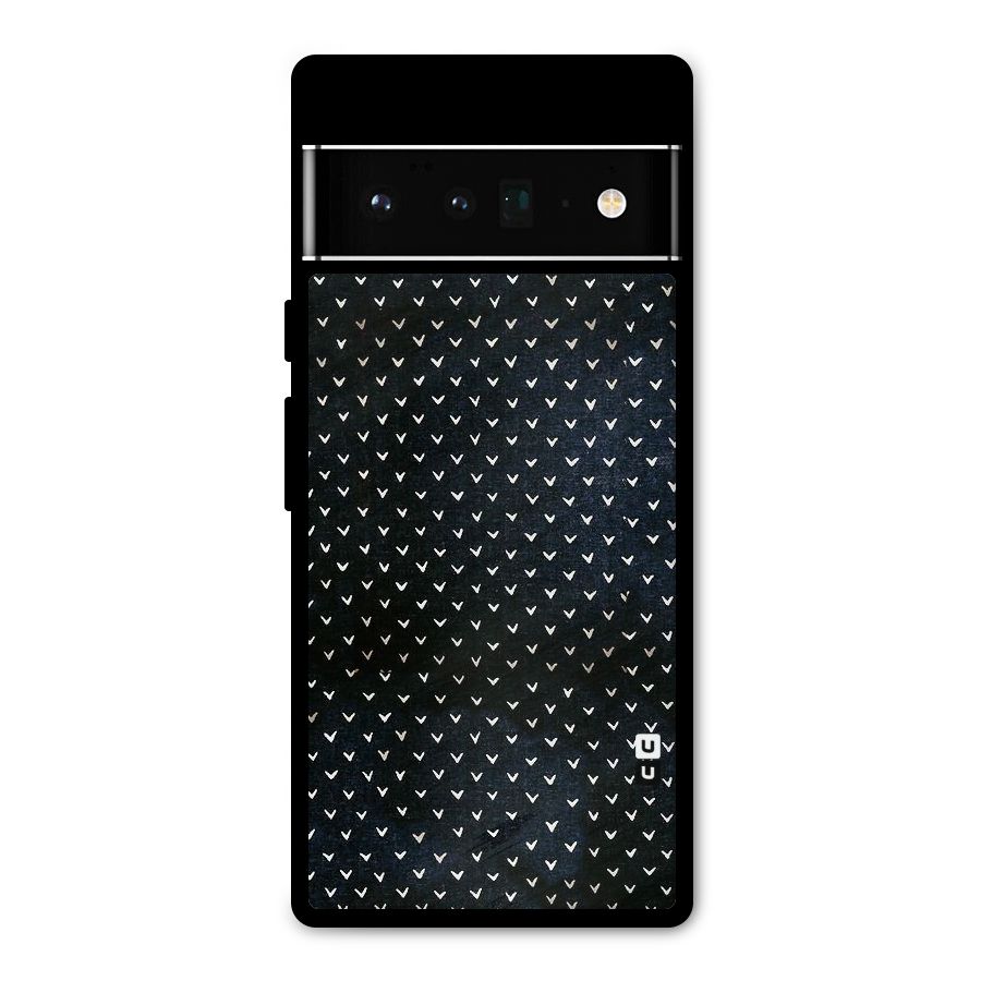 Tiny White Hearts Metal Back Case for Google Pixel 6 Pro