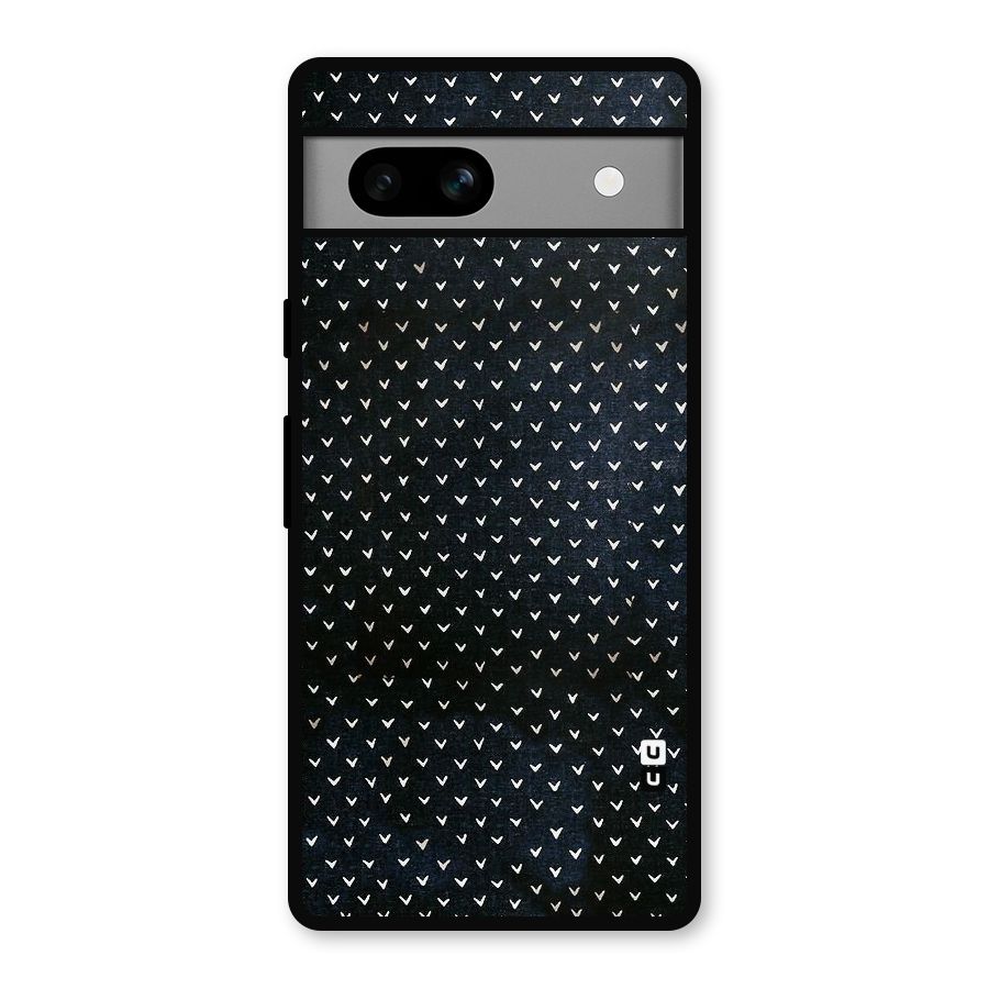Tiny White Hearts Metal Back Case for Google Pixel 7a