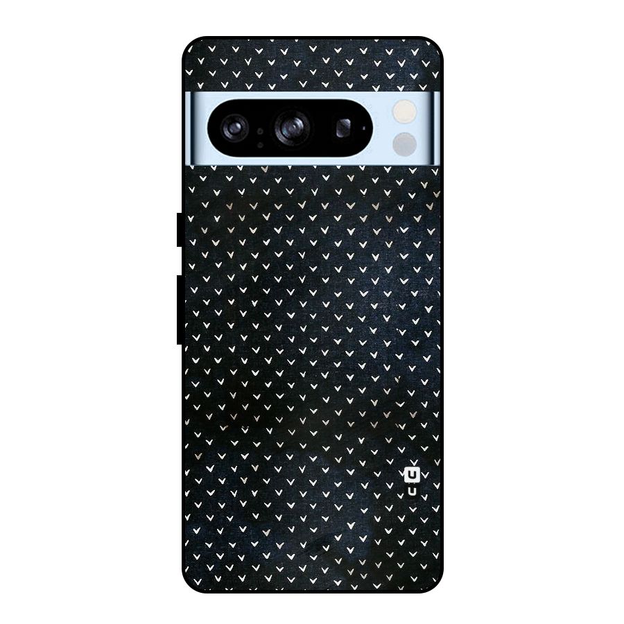 Tiny White Hearts Metal Back Case for Google Pixel 8 Pro