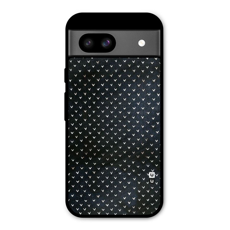 Tiny White Hearts Metal Back Case for Google Pixel 8a
