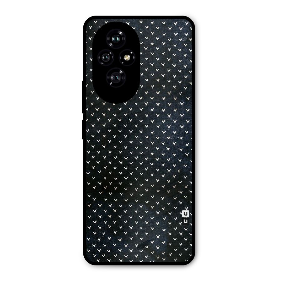 Tiny White Hearts Metal Back Case for Honor 200