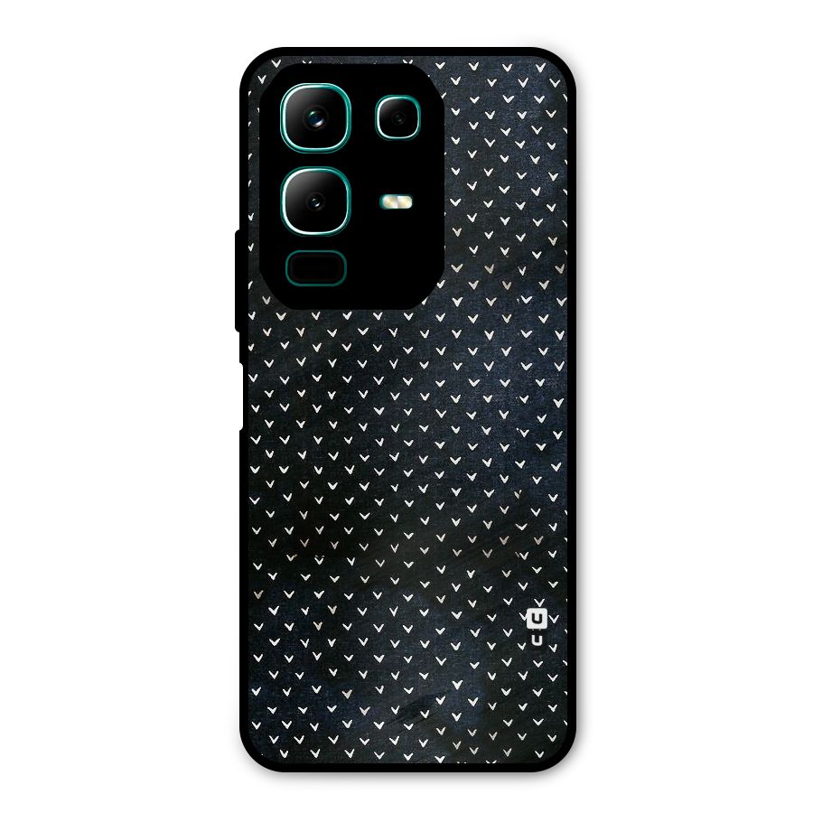 Tiny White Hearts Metal Back Case for Infinix Note 50x