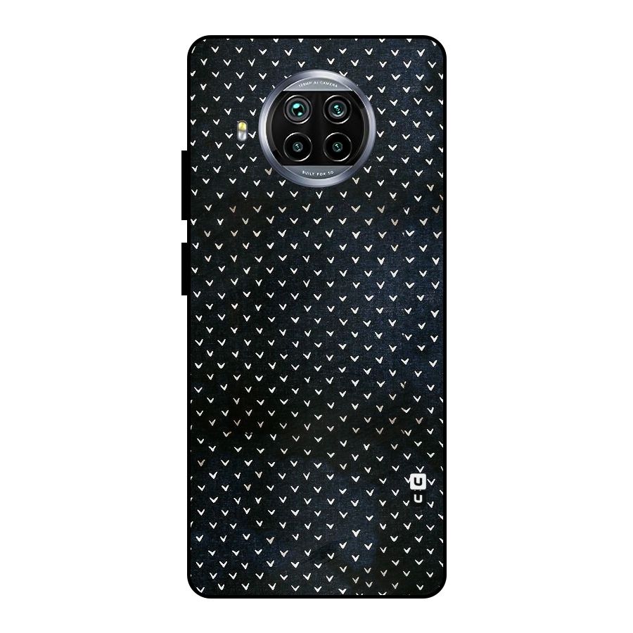 Tiny White Hearts Metal Back Case for Mi 10i