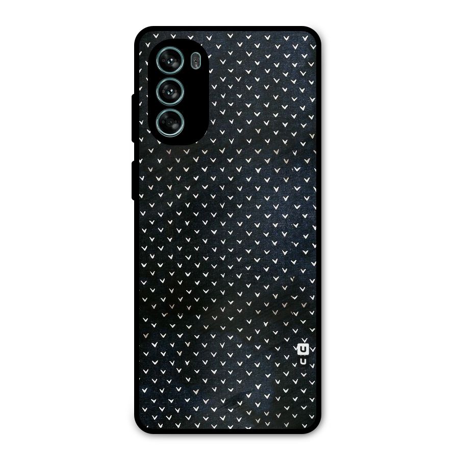 Tiny White Hearts Metal Back Case for Moto G62