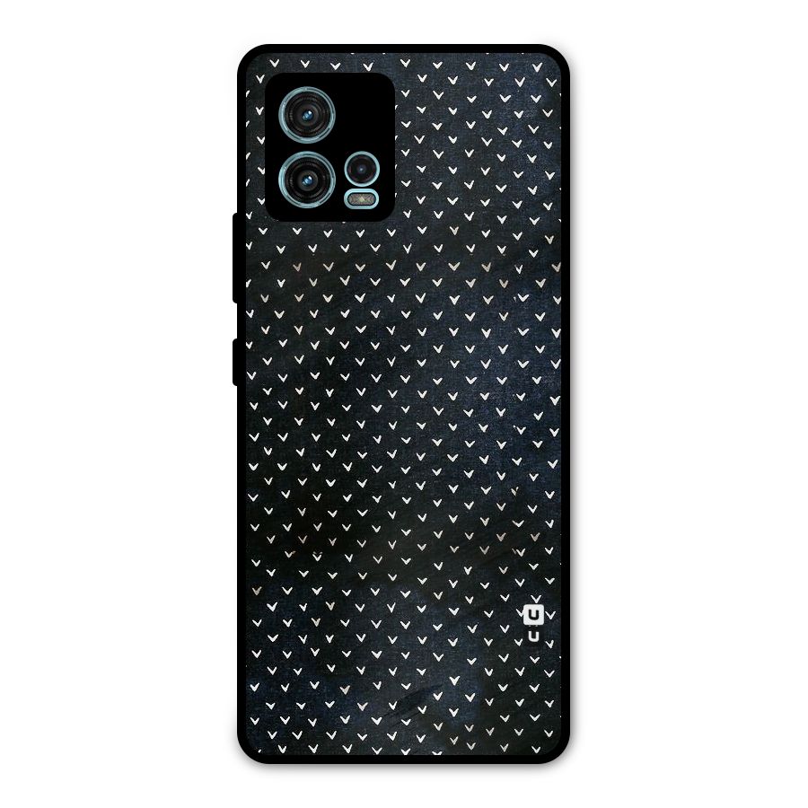 Tiny White Hearts Metal Back Case for Moto G72