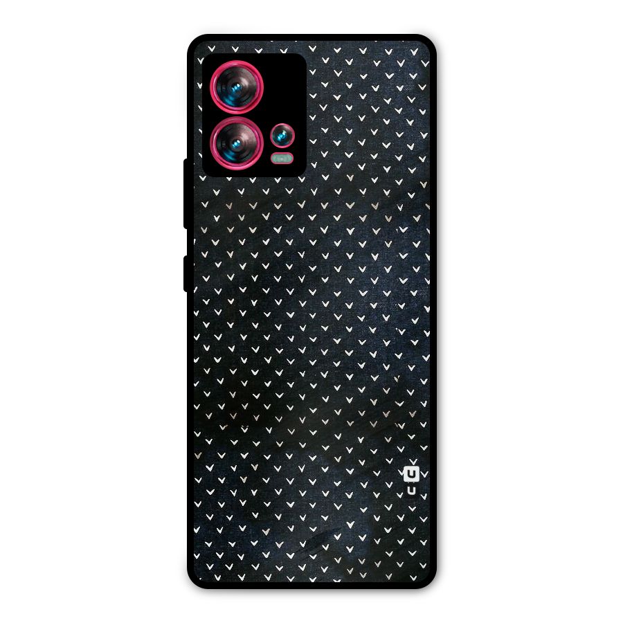 Tiny White Hearts Metal Back Case for Motorola Edge 30 Fusion