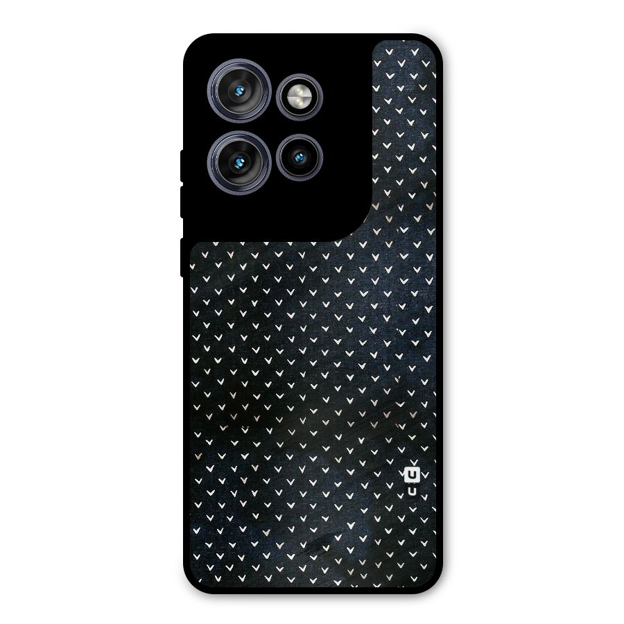 Tiny White Hearts Metal Back Case for Motorola Edge 50 Neo