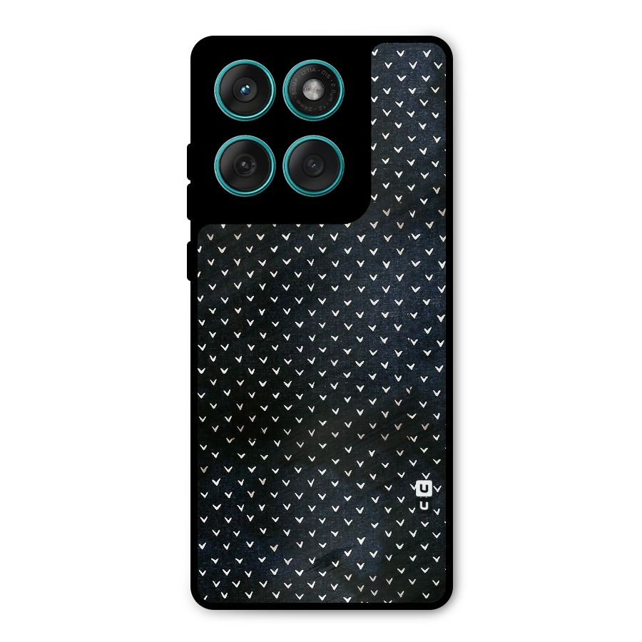 Tiny White Hearts Metal Back Case for Motorola Edge 60 Fusion