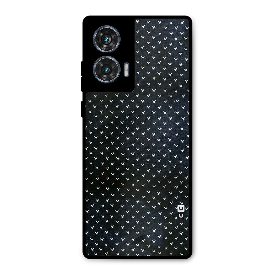 Tiny White Hearts Metal Back Case for Motorola G96
