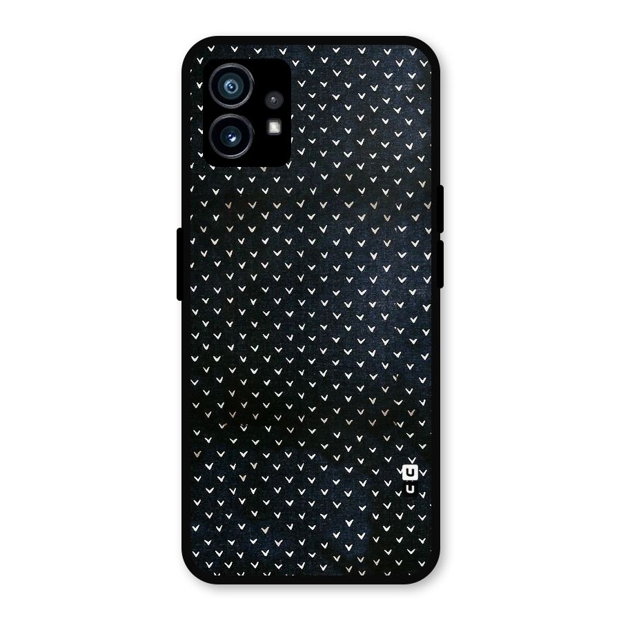 Tiny White Hearts Metal Back Case for Nothing Phone 1
